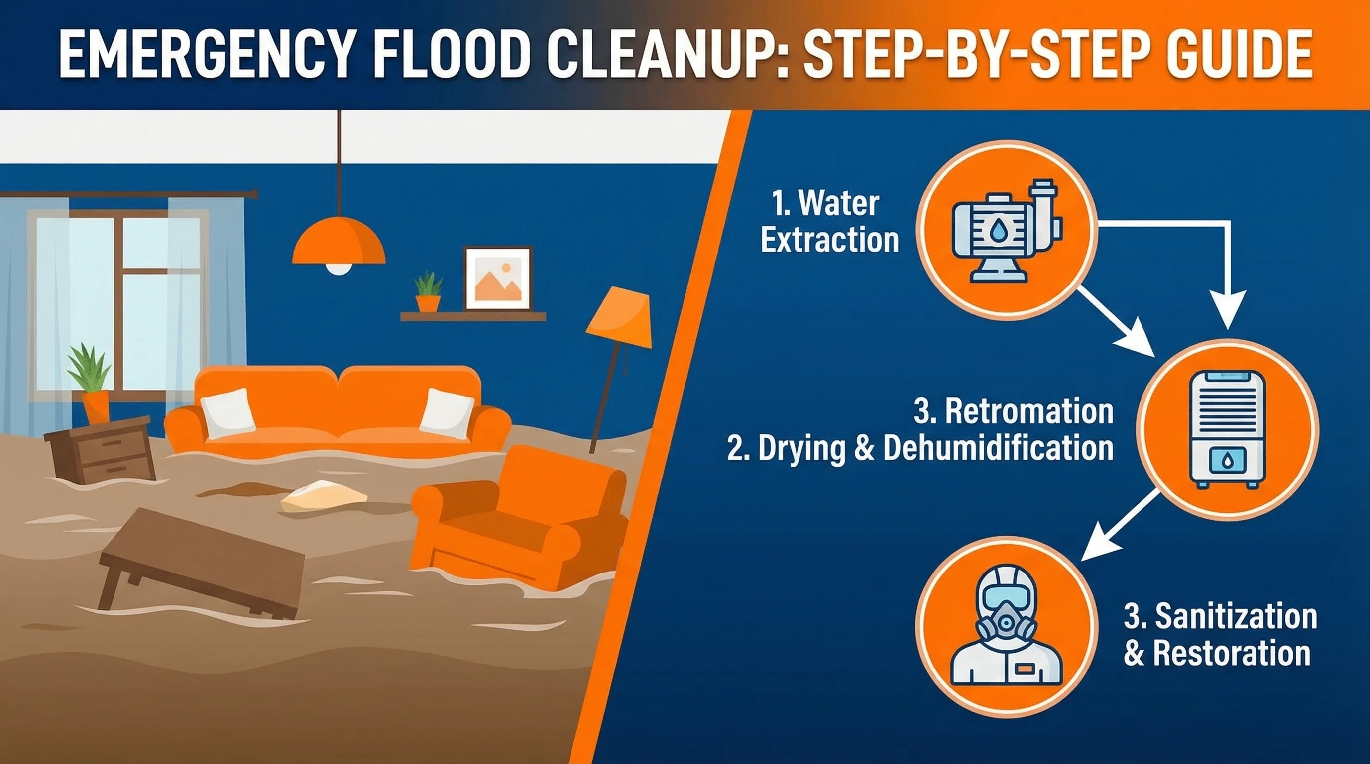 Emergency Flood Cleanup: A Step-by-Step Guide for Homeowners