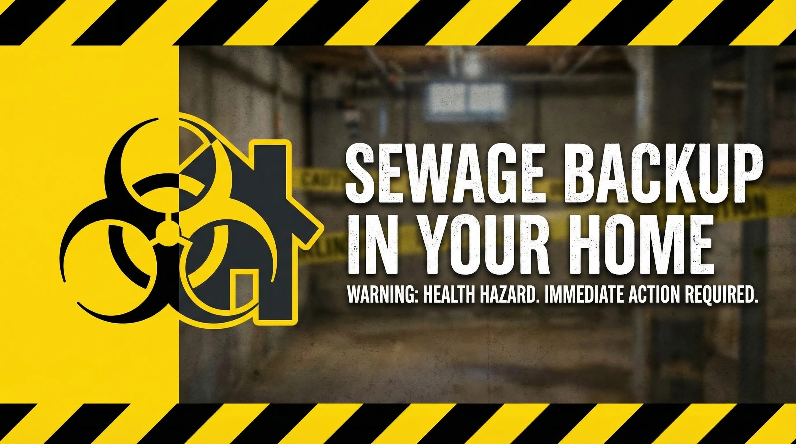 Sewage Backup in Your Home: Health Risks and Cleanup Steps
