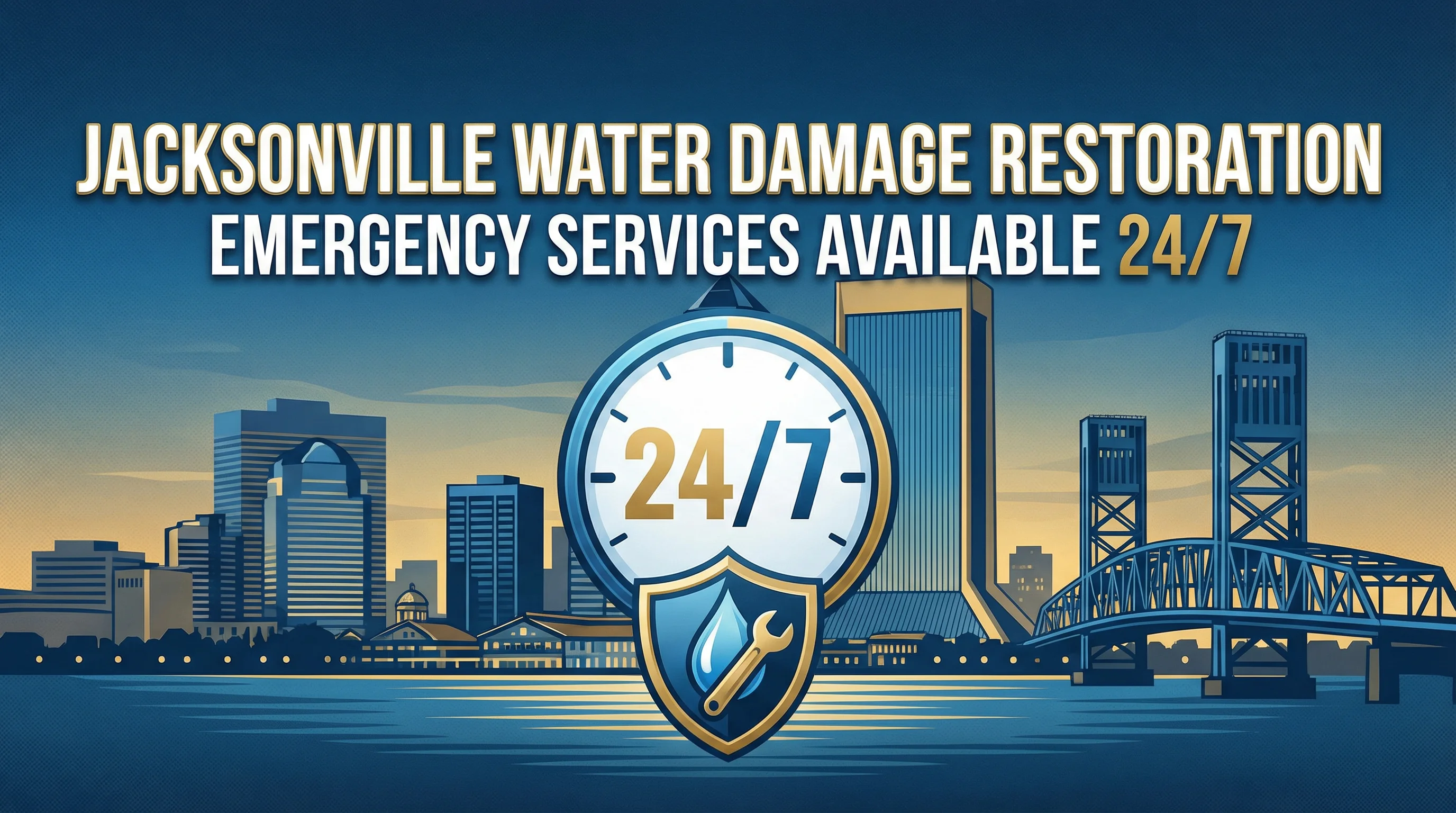 Jacksonville Water Damage Restoration: Emergency Services Available 24/7