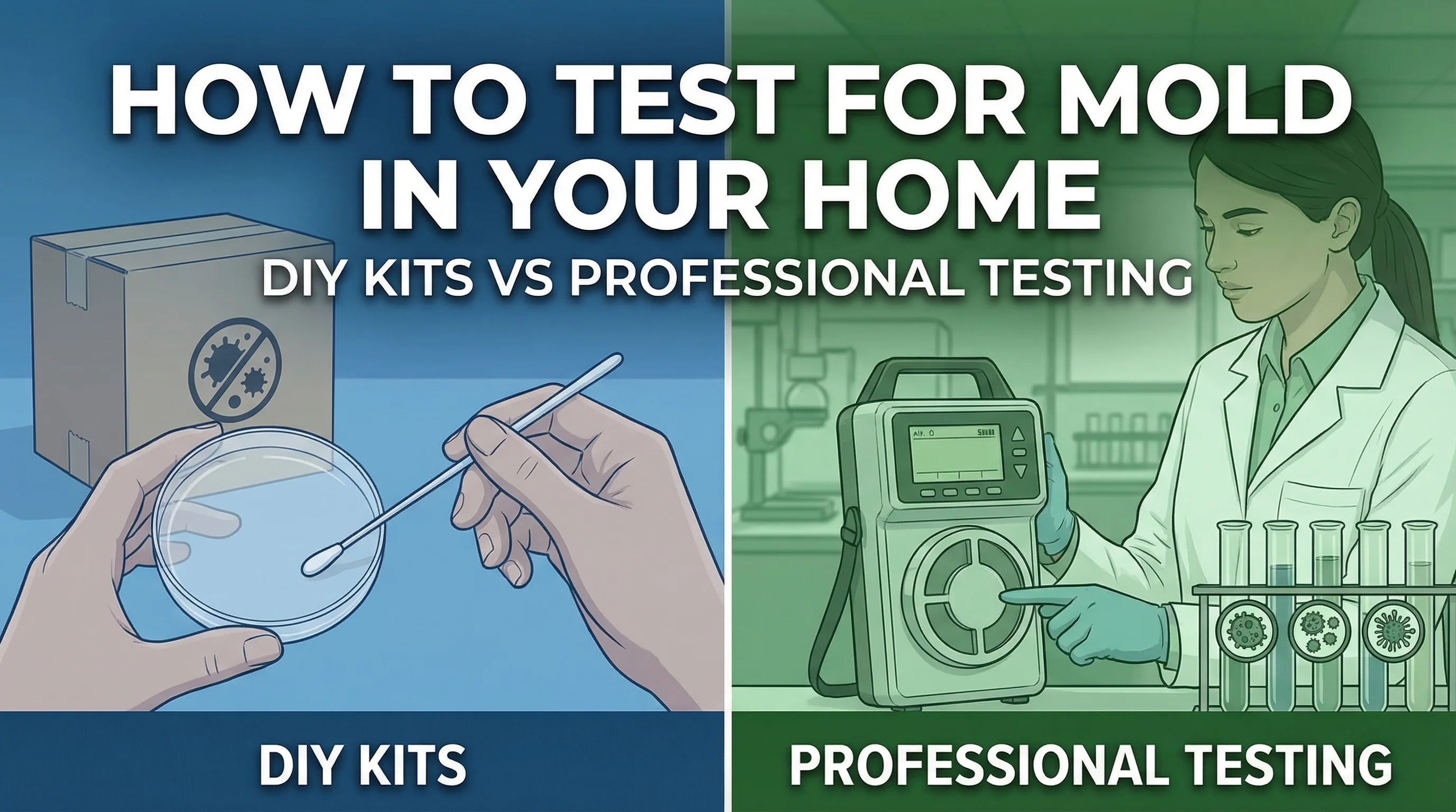 How to Test for Mold in Your Home: DIY Kits vs. Professional Testing