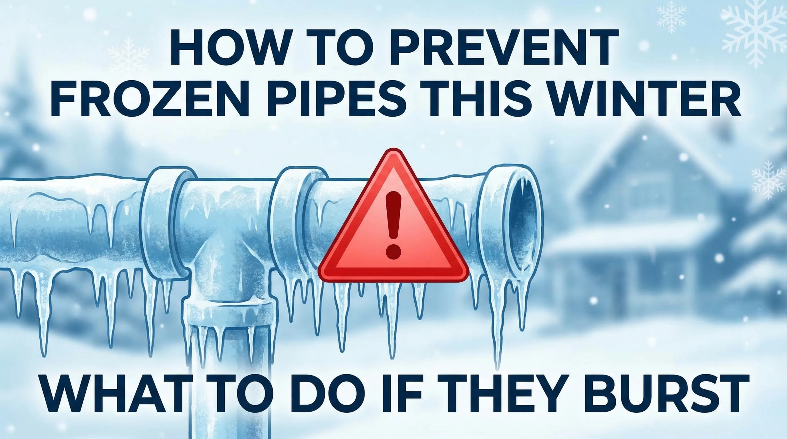 How to Prevent Frozen Pipes This Winter (and What to Do If They Burst)