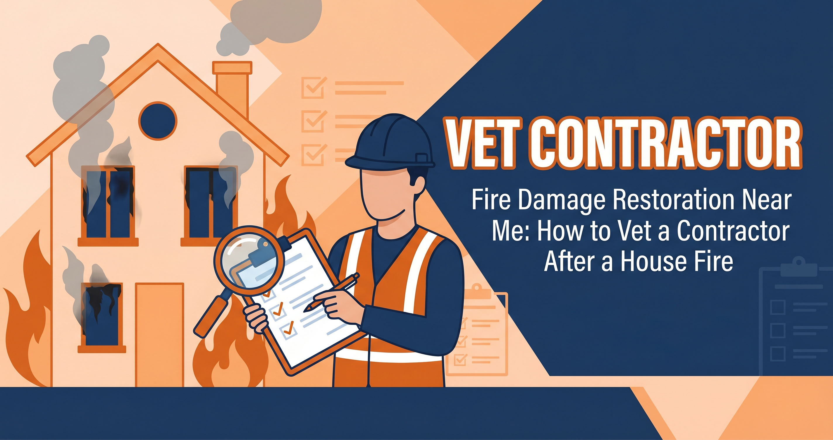 Fire Damage Restoration Near Me: How to Vet a Contractor After a House Fire