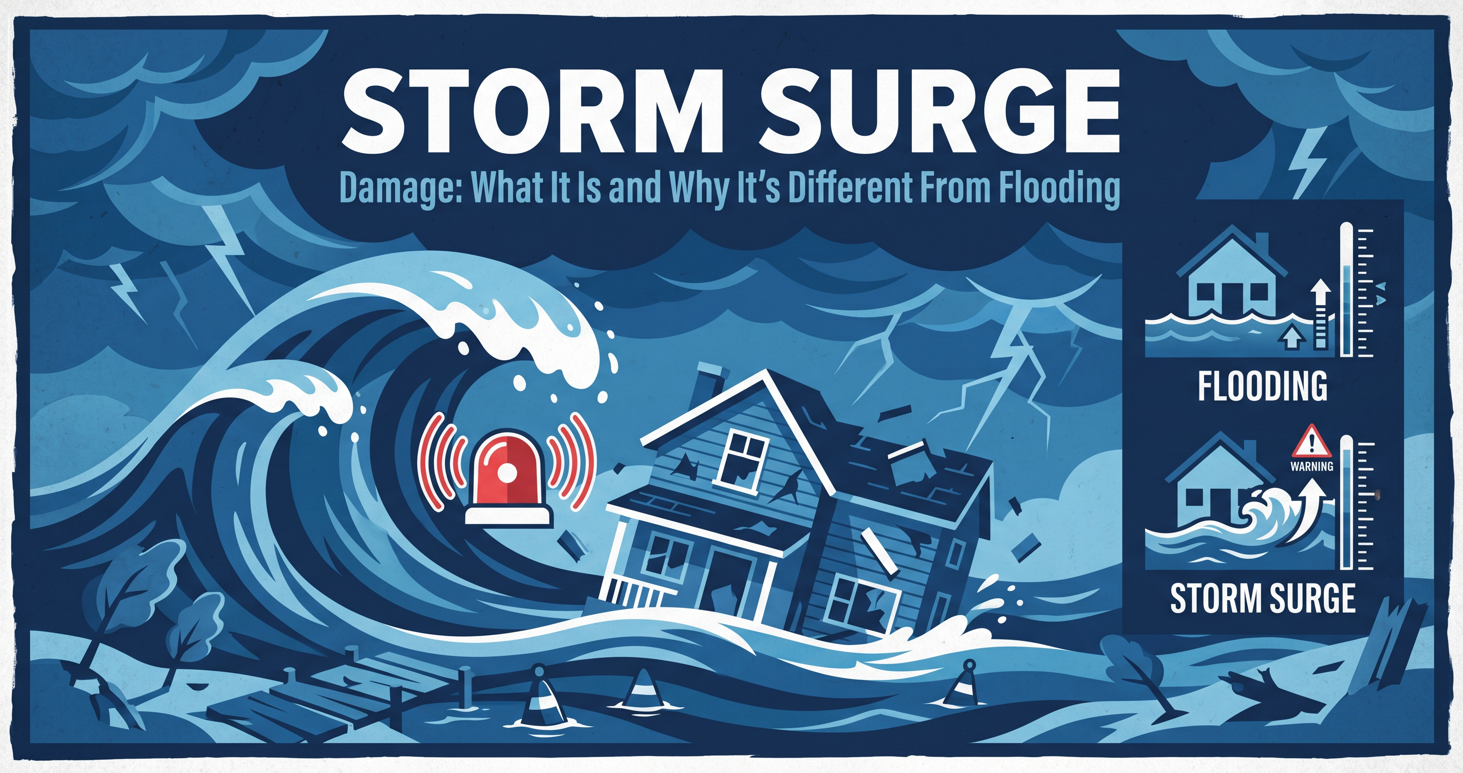 Storm Surge Damage: What It Is and Why It Destroys Homes Differently