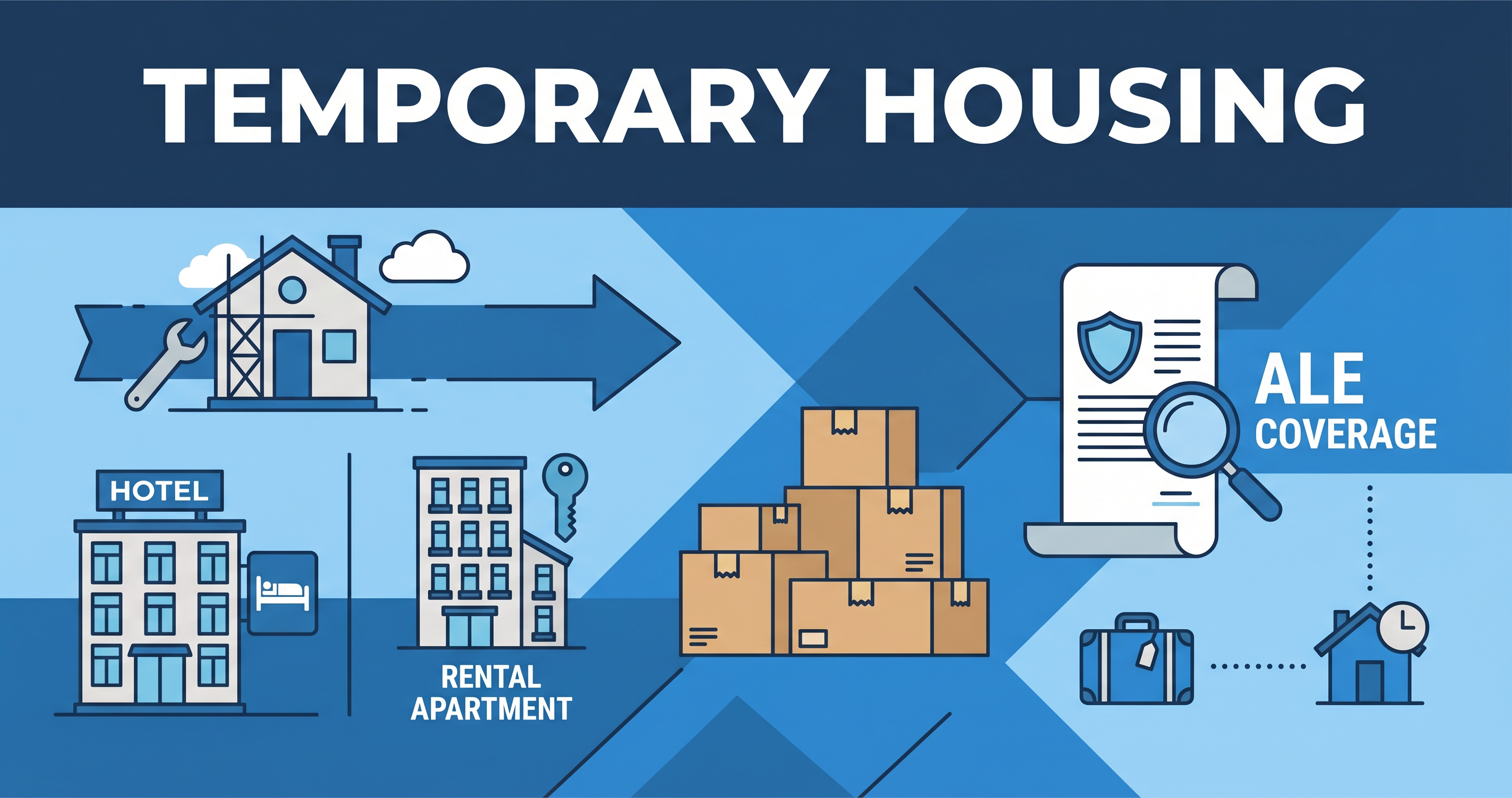 Temporary Housing During Home Restoration: What Insurance Actually Pays For
