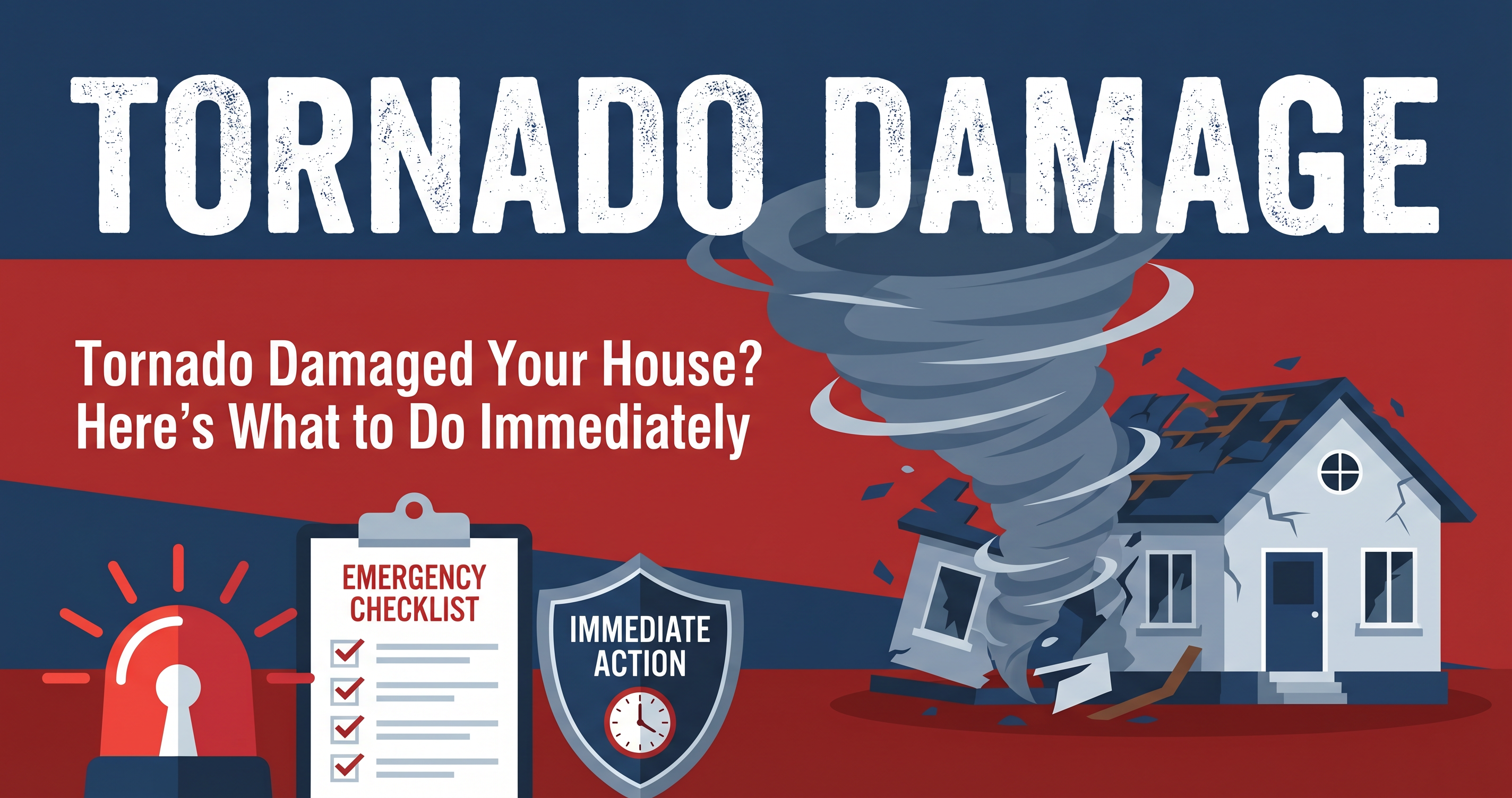 Tornado Damaged Your House? Here's What to Do in the First 24 Hours